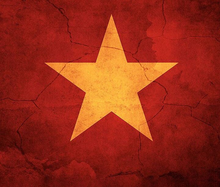 Hình nền lá cờ đỏ sao vàng Việt Nam thể hiện lòng yêu nước