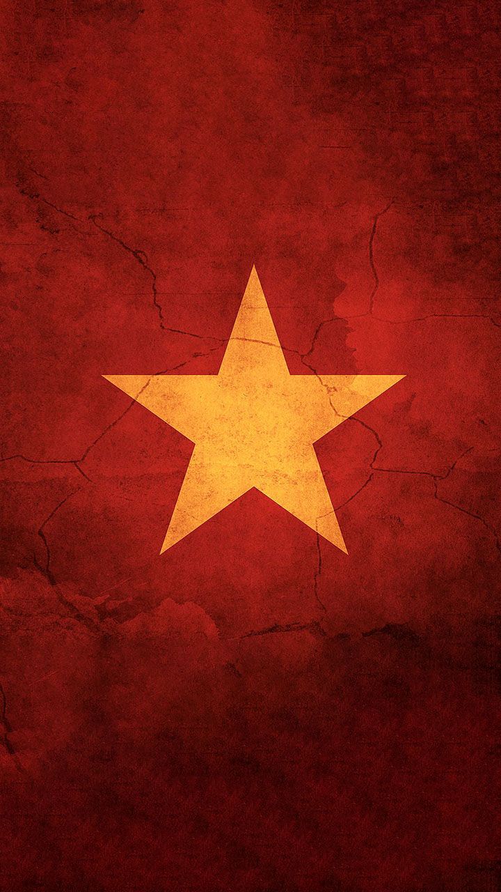 Hình nền lá cờ đỏ sao vàng Việt Nam thể hiện lòng yêu nước