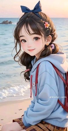 1001+ Hình nền bé gái Anime siêu đáng yêu, dễ thương