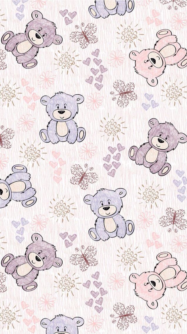 Hình nền gấu bông cute